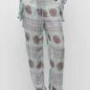 PULL & BEAR Printed-FlowingPantaloniLight Green Donna Pantaloni PUC21A0UN-M11