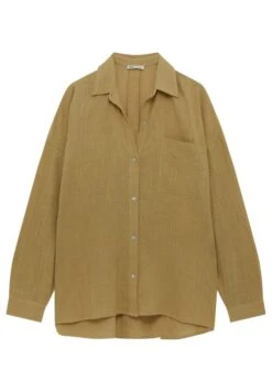 PULL & BEAR Rustic Oversized CamiciaGreen Donna Camicie E Bluse PUC21E0YU-M11 -Pull & Bear 1f8e891f27604f179065bcea7bf1459d