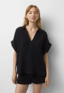 PULL & BEAR With CollarCamicettaBlack Donna Camicie E Bluse PUC21E11Q-Q11