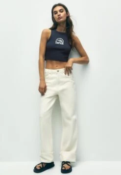 PULL & BEAR TopDark Grey Donna T-shirt E Top PUC21D2G4-C11 -Pull & Bear 22c3a408b322496899bb33759830a574