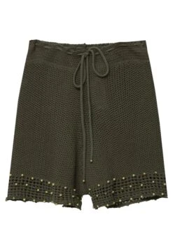 PULL & BEAR Crochet Shorts With Beading - Shorts - Khaki 12 PULL & BEAR Crochet Shorts With Beading - Shorts - Khaki -Pull & Bear 2366b436e0eb42d8bcfc251f826ea8d6