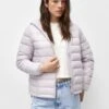 PULL & BEAR Weight Hooded - Puffer - Giacca Invernale - Lilac -Pull & Bear 237e6c4ec65040609007f1bac64a2c44