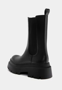 PULL & BEAR DISTRESSED CHUNKY - Stivaletti Con Plateau - Black -Pull & Bear 23948c7bd8a14256b2b0d5e5aa4af6d6