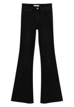 PULL & BEAR High-Waist - Jeans A Zampa - Black -Pull & Bear 2412267e01c14d9b8f99886bff5c07a8