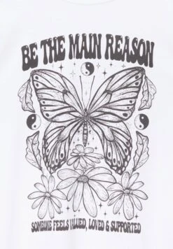 PULL & BEAR Short Sleeve With Sun GraphicT-Shirt Con StampaWhite Donna T-shirt E Top PUC21D2EI-A11 -Pull & Bear 24d365b608b24d70b0f0a8d5ba9b7233