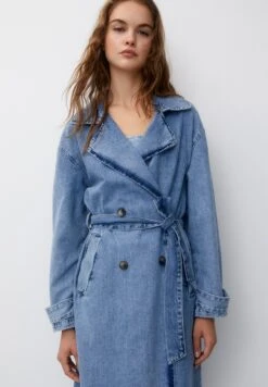 PULL & BEAR TrenchBlue Denim Donna Cappotti PUC21U0G9-K11 -Pull & Bear 25cfcca01b784343938d5a67eaa8b1b0