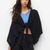 PULL & BEAR Oversize Cropped Kimono Giacca LeggeraBlack Donna Giacche E Blazer PUC21G0HW-Q11 1 PULL & BEAR Oversize Cropped Kimono Giacca LeggeraBlack Donna Giacche E Blazer PUC21G0HW-Q11 -Pull & Bear 280cc33141ce4844a7b236cb56b5eff8