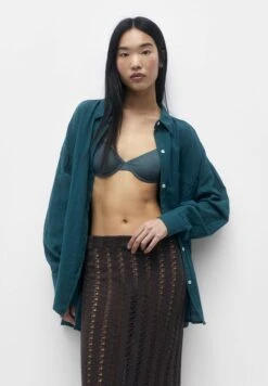 PULL & BEAR Rustic Oversized CamiciaGreen Donna Camicie E Bluse PUC21E0YU-M12