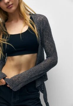 PULL & BEAR CardiganDark Grey Donna Maglieria PUC21I0OC-C11 11 PULL & BEAR CardiganDark Grey Donna Maglieria PUC21I0OC-C11 -Pull & Bear 29a45902b1bf4f8c9a17b4f6987678e9