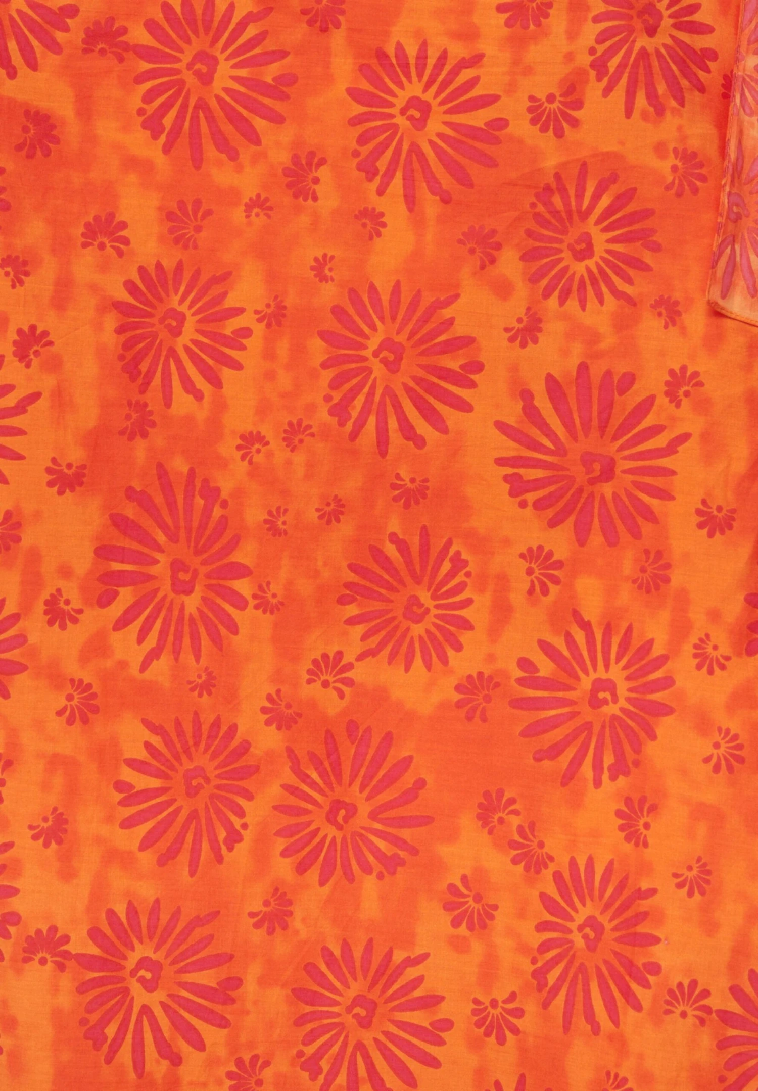 PULL & BEAR Floral Print Sarong - Accessorio Da Spiaggia - Orange 6 PULL & BEAR Floral Print Sarong - Accessorio Da Spiaggia - Orange - immagine 4