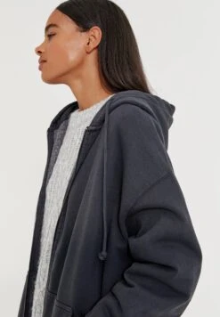 PULL & BEAR Felpa Con ZipMottled Dark Grey Donna Felpe PUC21J0Q4-C11 -Pull & Bear 29da5e9c551a40adab1d94d36e0949ae