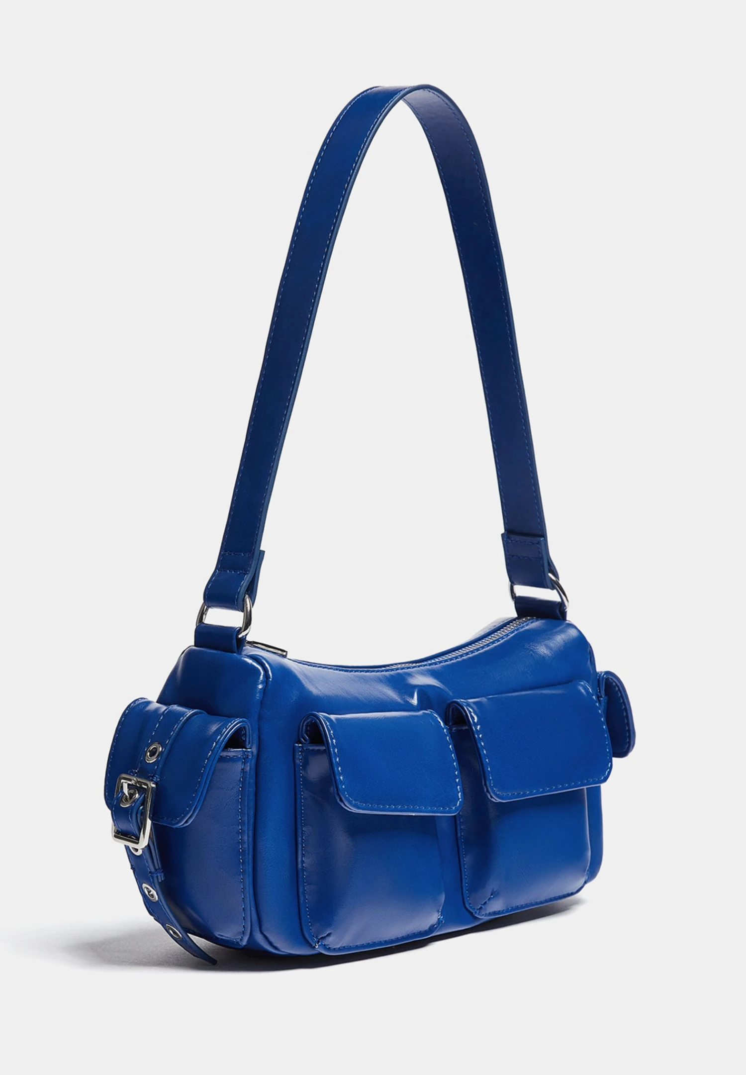 PULL & BEAR Multi-Pocket - Borsa A Mano - Blue 6 PULL & BEAR Multi-Pocket - Borsa A Mano - Blue - immagine 4