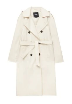 PULL & BEAR Basic- Trench - Mottled Beige -Pull & Bear 2a68c20134e548758c69e91560d6e0f7