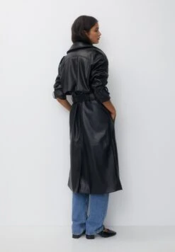 PULL & BEAR TrenchMottled Black Donna Cappotti PUC21U0ED-Q11 10 PULL & BEAR TrenchMottled Black Donna Cappotti PUC21U0ED-Q11 -Pull & Bear 2ba6949d5f5b4cc480b7ce110635a9c9