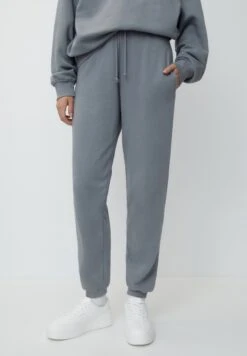 PULL & BEAR Jogging PantaloniLight Grey Donna Pantaloni PUC21A0UY-C11