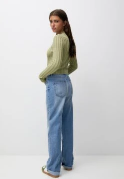 PULL & BEAR Faded-FinishCardiganGreen Donna Maglieria PUC21I0OY-M11 -Pull & Bear 2ddf1c1d9e5f45428b9fb4b3d44c3877