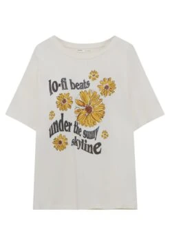PULL & BEAR Graphic T-Shirt Con StampaBeige Donna T-shirt E Top PUC21D2A8-B11 -Pull & Bear 2e84d6bb63c54c508dfd7584e3af06f5