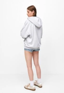 PULL & BEAR CroppedFelpa Con ZipGrey Donna Felpe PUC21J0ZU-C11 -Pull & Bear 2e9cd20e94dc4a56bbbb91138c35a427