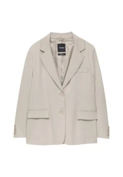 PULL & BEAR Oversize Double-Breasted ButtonedBlazerSand Donna Giacche E Blazer PUC21G0IG-B11 -Pull & Bear 2ee45a92c1bb4fb388b4c42a705647a7