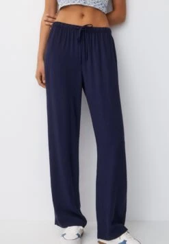 PULL & BEAR With FlowingRustic PantaloniDark Blue Donna Pantaloni PUC21A0UV-K11 -Pull & Bear 2f479ed945b24321b7f9eaf7f0edcda6