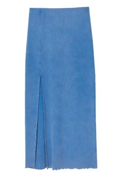 PULL & BEAR Faded Midi- Gonna A Tubino - Blue -Pull & Bear 30dc3ee4d75a4e0c9d4926685577fb7d