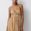 PULL & BEAR Short StrappyVestito EstivoOchre Donna Vestiti PUC21C14R-O11 -Pull & Bear 31fa34400e7c48d19eadf1f00435ada3