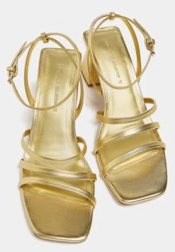 PULL & BEAR Strappy Heeled - Sandali - Gold Coloured 9 PULL & BEAR Strappy Heeled - Sandali - Gold Coloured -Pull & Bear 322695d6c46543d3b027932830133934