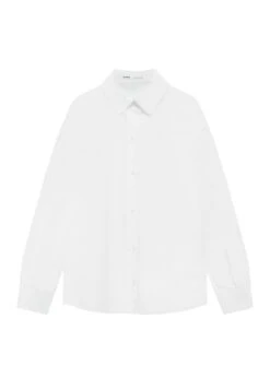 PULL & BEAR Basic-Popelin - Camicia - White -Pull & Bear 32436e0da13f43b2b22dcd14b8676e4a