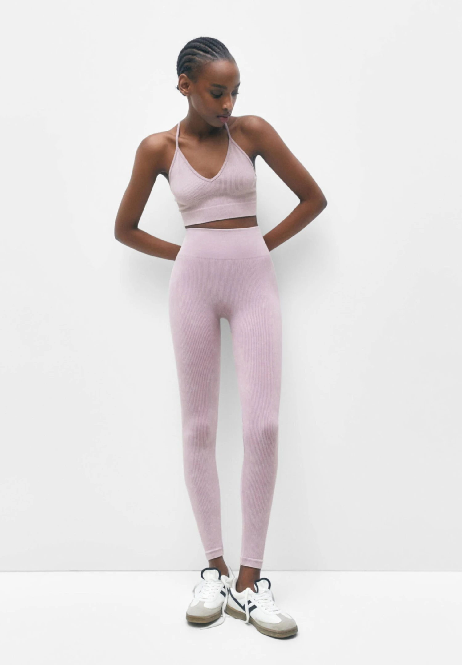 PULL & BEAR Long Faded LeggingsLilac Donna Pantaloni PUC21A0TY-I11 4 PULL & BEAR Long Faded LeggingsLilac Donna Pantaloni PUC21A0TY-I11 - immagine 2