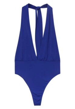 PULL & BEAR Halter Neckline - Body - Blue -Pull & Bear 351ff03f33634250843d8c3f251636a8