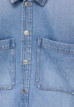 PULL & BEAR CamiciaBlue Denim Donna Camicie E Bluse PUC21E11U-K11 -Pull & Bear 3548d78074804cd4ae076802c5f3a88c