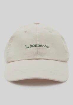 PULL & BEAR Faded With La Bonne Vie EmbroideryCappellinoWhite Donna Cappelli E Foulard PUC51B054-A11 -Pull & Bear 3717c581d4d4481c8ed9786d55096c36