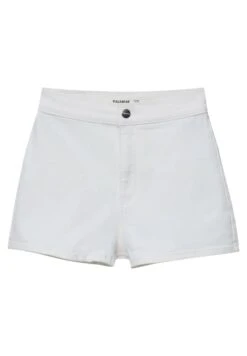 PULL & BEAR High-Waist- Shorts Di Jeans - White -Pull & Bear 373c95fce0f5429b9ffd4fe548a5afc4