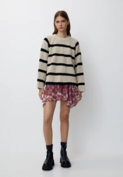 PULL & BEAR Striped Long SleeveMaglioneBeige Donna Maglieria PUC21I0P9-B11 -Pull & Bear 3807a8b7d72948c38da875d18807c259