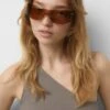 PULL & BEAR Narrow VisorOcchiali Da SoleLight Brown Donna Occhiali Da Sole PUC51K01J-O11 1 PULL & BEAR Narrow VisorOcchiali Da SoleLight Brown Donna Occhiali Da Sole PUC51K01J-O11 -Pull & Bear 3871a028a4fe48bd86d098c834f5391b