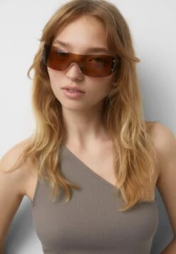 PULL & BEAR Narrow VisorOcchiali Da SoleLight Brown Donna Occhiali Da Sole PUC51K01J-O11