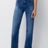 PULL & BEAR Mid-WaistJeans A SigarettaBlue Denim Donna Jeans PUC21N0M4-K11