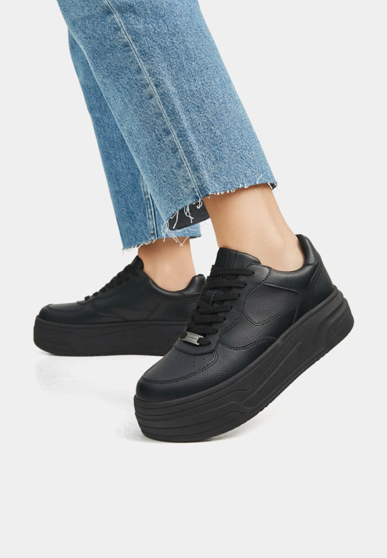 PULL & BEAR Mit Dicker - Sneakers Basse - Black 3 PULL & BEAR Mit Dicker - Sneakers Basse - Black
