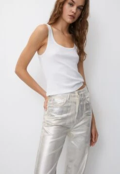 PULL & BEAR Jeans A SigarettaSilver Coloured Donna Jeans PUC21N0M6-D11 -Pull & Bear 3a27858c155d4f3d8ec2d170409ff51f