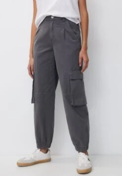 PULL & BEAR Pantaloni CargoGrey Donna Pantaloni PUC21A0VO-C11