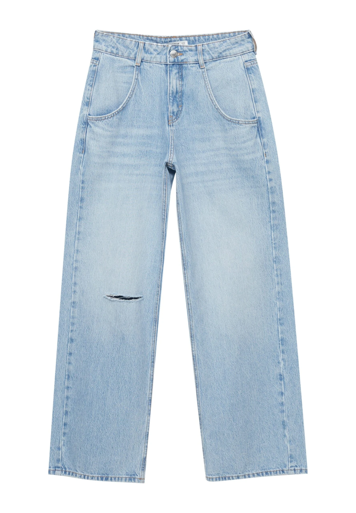 PULL & BEAR Mid-WaistJeans A SigarettaBlue Denim Donna Jeans PUC21N0MD-K11 8 PULL & BEAR Mid-WaistJeans A SigarettaBlue Denim Donna Jeans PUC21N0MD-K11 - immagine 6