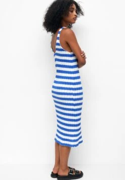 PULL & BEAR Striped Midi Abito In MagliaBlue Donna Vestiti PUC21C13I-K11 -Pull & Bear 3d1ab2880f6d40018d0cb24fa2eb060e