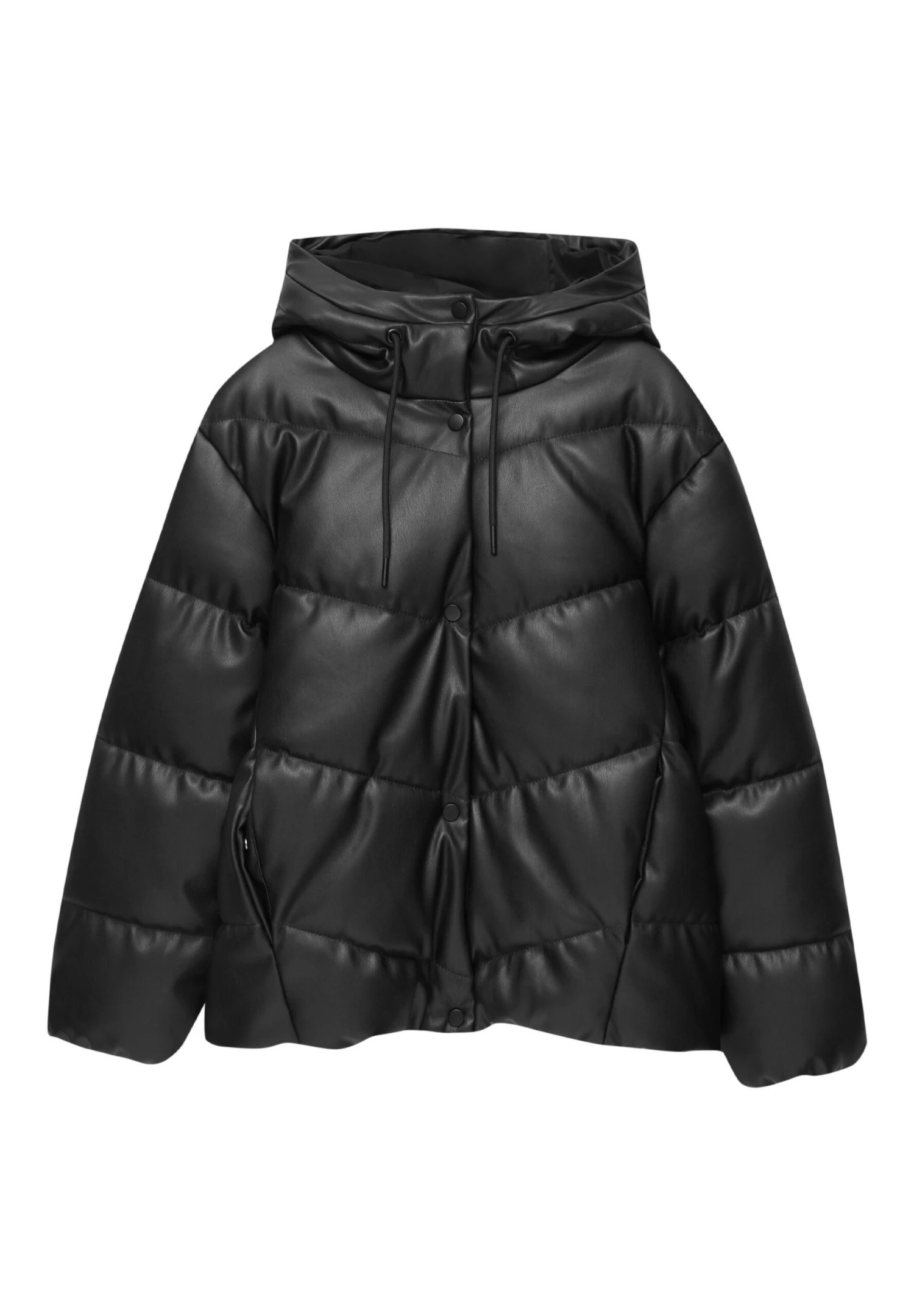 PULL & BEAR PufferGiacca In SimilpelleBlack Donna Giacche E Blazer PUC21U0GB-Q11 7 PULL & BEAR PufferGiacca In SimilpelleBlack Donna Giacche E Blazer PUC21U0GB-Q11 - immagine 5