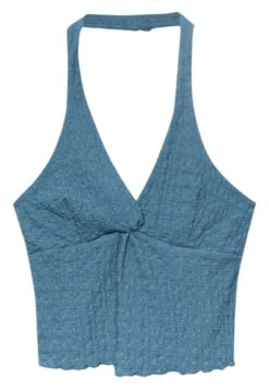 PULL & BEAR Crossover NecklineTopLight Blue Donna T-shirt E Top PUC21E11D-K11 -Pull & Bear 3ed3626251ab4679bcfe9d434b759152