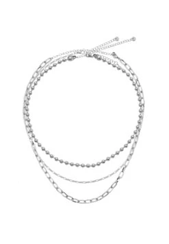 PULL & BEAR 3-Pack BeadCollanaSilver Coloured Donna Gioielli PUC51L0H3-D11