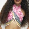 PULL & BEAR Floral Sarong - Sciarpa - Pink -Pull & Bear 3f2ee111b5384ed882e375fb2843812e