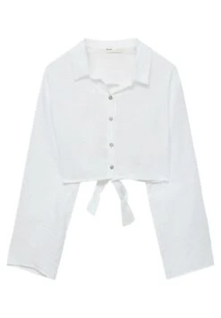 PULL & BEAR Cropped Open BackCamiciaWhite Donna Camicie E Bluse PUC21E10W-A11 -Pull & Bear 40a53fbfbe0343dfb6c38c27aa3c2ab6