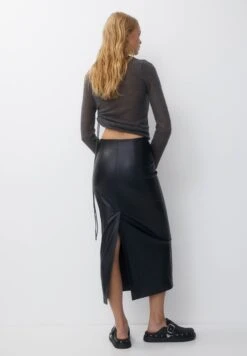 PULL & BEAR MidiGonna A TubinoBlack Donna Gonne PUC21B0KW-Q11 -Pull & Bear 4192db99aecc4ec2ad8a32516aac7c85