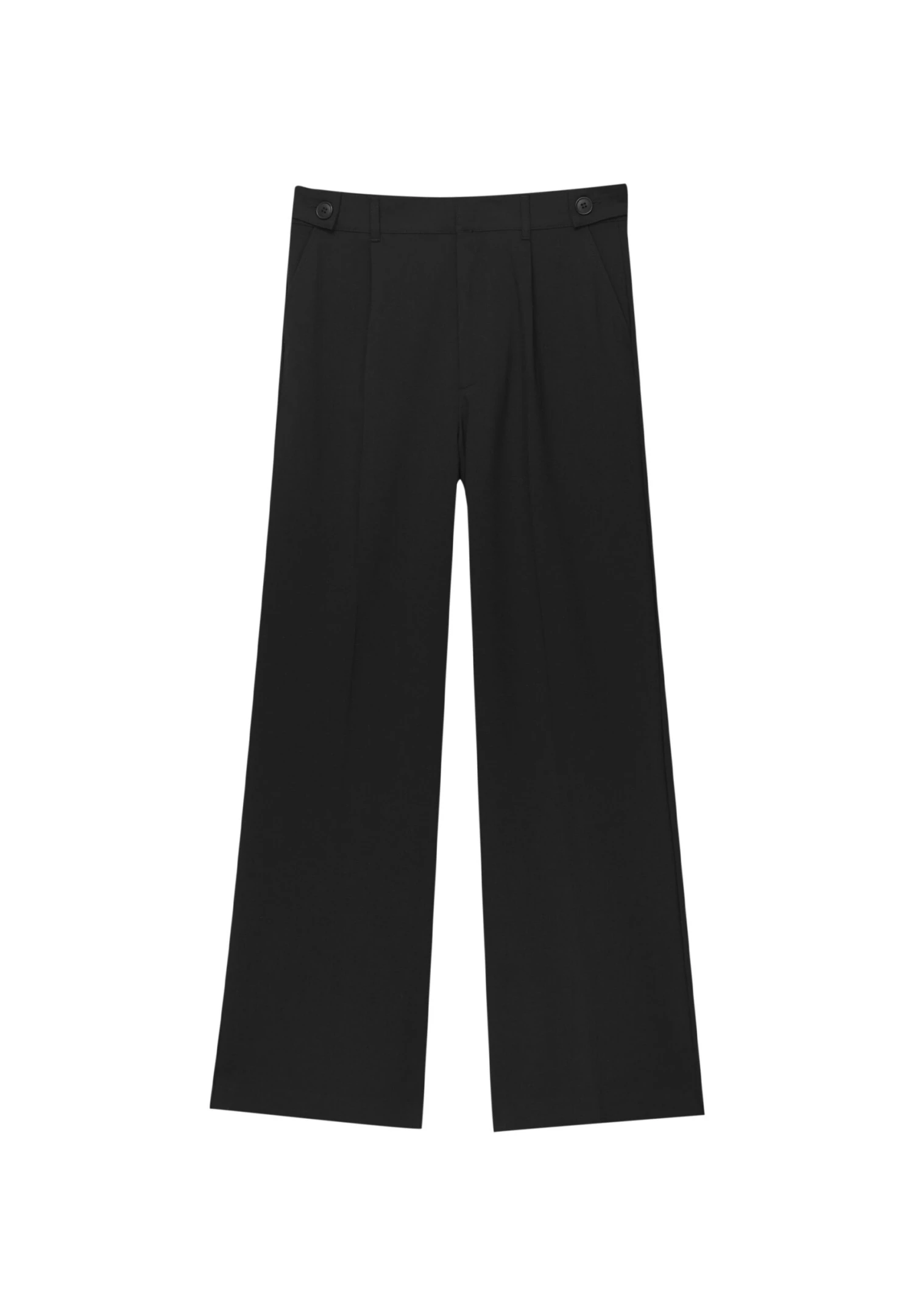 PULL & BEAR Smart With Buttons At The WaistPantaloniBlack Donna Pantaloni PUC21A0VL-Q11 9 PULL & BEAR Smart With Buttons At The WaistPantaloniBlack Donna Pantaloni PUC21A0VL-Q11 - immagine 7