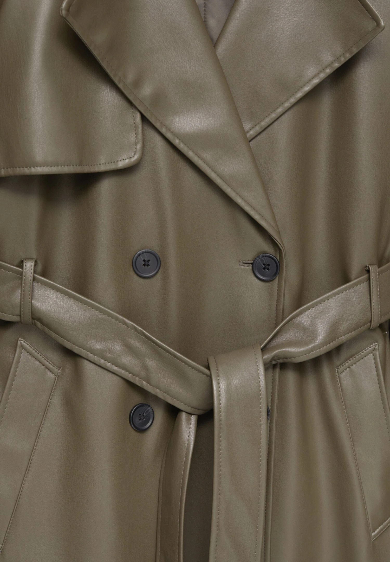 PULL & BEAR TrenchMottled Dark Green Donna Cappotti PUC21U0ED-M12 8 PULL & BEAR TrenchMottled Dark Green Donna Cappotti PUC21U0ED-M12 - immagine 6